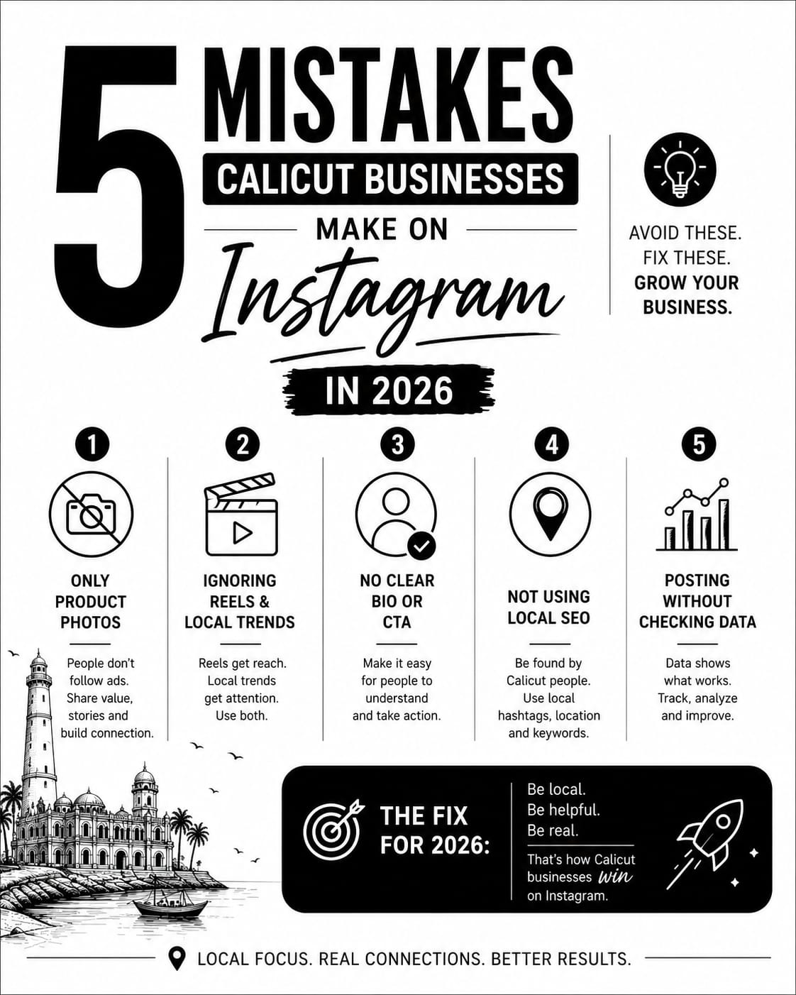 5 MISTAKES CALICUT BUSINESSES MAKE ON INSTAGRAM IN 2026